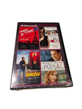 4 Romantic Comedies DVD Set: Paris Je TAime, Truth About Love, My Date w/ Drew,